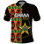 Ghana 1957 Polo Shirt Independence Anniversary Kente Pattern