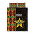 Ghana 1957 Quilt Bed Set Independence Anniversary Kente Pattern