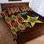 Ghana 1957 Quilt Bed Set Independence Anniversary Kente Pattern