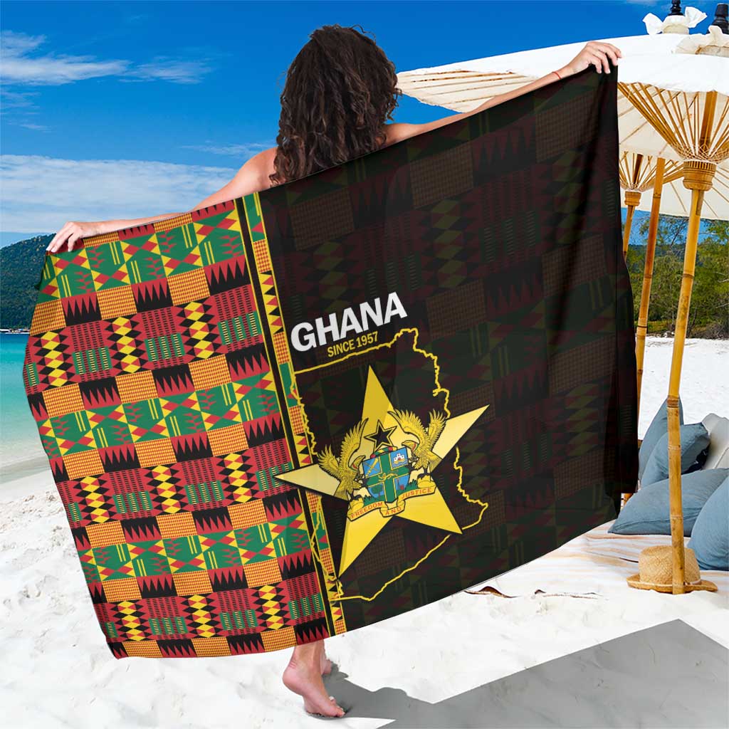 Ghana 1957 Sarong Independence Anniversary Kente Pattern