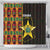 Ghana 1957 Shower Curtain Independence Anniversary Kente Pattern