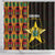 Ghana 1957 Shower Curtain Independence Anniversary Kente Pattern