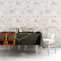 Ghana 1957 Tablecloth Independence Anniversary Kente Pattern