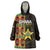 Ghana 1957 Wearable Blanket Hoodie Independence Anniversary Kente Pattern