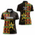 Ghana 1957 Women Polo Shirt Independence Anniversary Kente Pattern