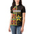 Ghana 1957 Women Polo Shirt Independence Anniversary Kente Pattern