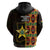 Ghana 1957 Zip Hoodie Independence Anniversary Kente Pattern