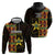 Ghana 1957 Zip Hoodie Independence Anniversary Kente Pattern