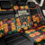 Custom Ghana Football Back Car Seat Cover 2025 Go Black Stars Adinkra pattern