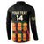 Custom Ghana Football Button Sweatshirt 2025 Go Black Stars Adinkra pattern