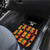 Custom Ghana Football Car Mats 2025 Go Black Stars Adinkra pattern