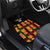 Custom Ghana Football Car Mats 2025 Go Black Stars Adinkra pattern