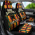 Custom Ghana Football Car Seat Cover 2025 Go Black Stars Adinkra pattern