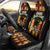 Custom Ghana Football Car Seat Cover 2025 Go Black Stars Adinkra pattern