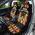 Custom Ghana Football Car Seat Cover 2025 Go Black Stars Adinkra pattern