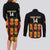 Custom Ghana Football Couples Matching Long Sleeve Bodycon Dress and Long Sleeve Button Shirt 2025 Go Black Stars Adinkra pattern