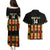 Custom Ghana Football Couples Matching Puletasi and Hawaiian Shirt 2025 Go Black Stars Adinkra pattern