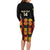 Custom Ghana Football Family Matching Long Sleeve Bodycon Dress and Hawaiian Shirt 2025 Go Black Stars Adinkra pattern