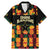 Custom Ghana Football Family Matching Mermaid Dress and Hawaiian Shirt 2025 Go Black Stars Adinkra pattern