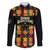 Custom Ghana Football Family Matching Off The Shoulder Long Sleeve Dress and Hawaiian Shirt 2025 Go Black Stars Adinkra pattern