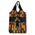 Custom Ghana Football Grocery Bag 2025 Go Black Stars Adinkra pattern