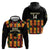 Custom Ghana Football Hoodie 2025 Go Black Stars Adinkra pattern