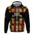 Custom Ghana Football Hoodie 2025 Go Black Stars Adinkra pattern