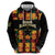 Custom Ghana Football Hoodie 2025 Go Black Stars Adinkra pattern