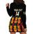 Custom Ghana Football Hoodie Dress 2025 Go Black Stars Adinkra pattern