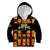 Custom Ghana Football Kid Hoodie 2025 Go Black Stars Adinkra pattern