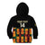 Custom Ghana Football Kid Hoodie 2025 Go Black Stars Adinkra pattern