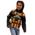 Custom Ghana Football Kid Hoodie 2025 Go Black Stars Adinkra pattern