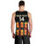 Custom Ghana Football Men Tank Top 2025 Go Black Stars Adinkra pattern