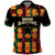 Custom Ghana Football Polo Shirt 2025 Go Black Stars Adinkra pattern