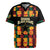 Custom Ghana Football Rugby Jersey 2025 Go Black Stars Adinkra pattern