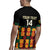 Custom Ghana Football Rugby Jersey 2025 Go Black Stars Adinkra pattern