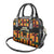 Custom Ghana Football Shoulder Handbag 2025 Go Black Stars Adinkra pattern