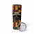 Custom Ghana Football Skinny Tumbler 2025 Go Black Stars Adinkra pattern