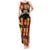 Custom Ghana Football Tank Maxi Dress 2025 Go Black Stars Adinkra pattern