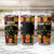 Custom Ghana Football Tumbler Cup 2025 Go Black Stars Adinkra pattern