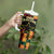 Custom Ghana Football Tumbler With Handle 2025 Go Black Stars Adinkra pattern