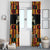 Custom Ghana Football Window Curtain 2025 Go Black Stars Adinkra pattern