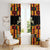 Custom Ghana Football Window Curtain 2025 Go Black Stars Adinkra pattern