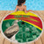 Custom Ghana Cricket Beach Blanket Go Ghanaian Tawny Eagle