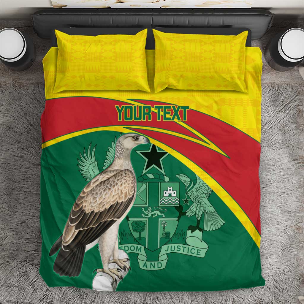 Custom Ghana Cricket Bedding Set Go Ghanaian Tawny Eagle