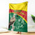 Custom Ghana Cricket Blanket Go Ghanaian Tawny Eagle