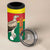 Custom Ghana Cricket 4 in 1 Can Cooler Tumbler Go Ghanaian Tawny Eagle