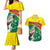 Custom Ghana Cricket Couples Matching Mermaid Dress and Hawaiian Shirt Go Ghanaian Tawny Eagle