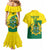 Custom Ghana Cricket Couples Matching Mermaid Dress and Hawaiian Shirt Go Ghanaian Tawny Eagle