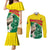 Custom Ghana Cricket Couples Matching Mermaid Dress and Long Sleeve Button Shirt Go Ghanaian Tawny Eagle